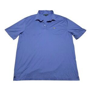 The Masters Collection Green Label Blue Pima Cotton Polo Shirt Men's 2XL